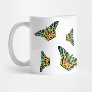 Colorful Butterfly , Cute Light Butterflies Gift Idea Mug